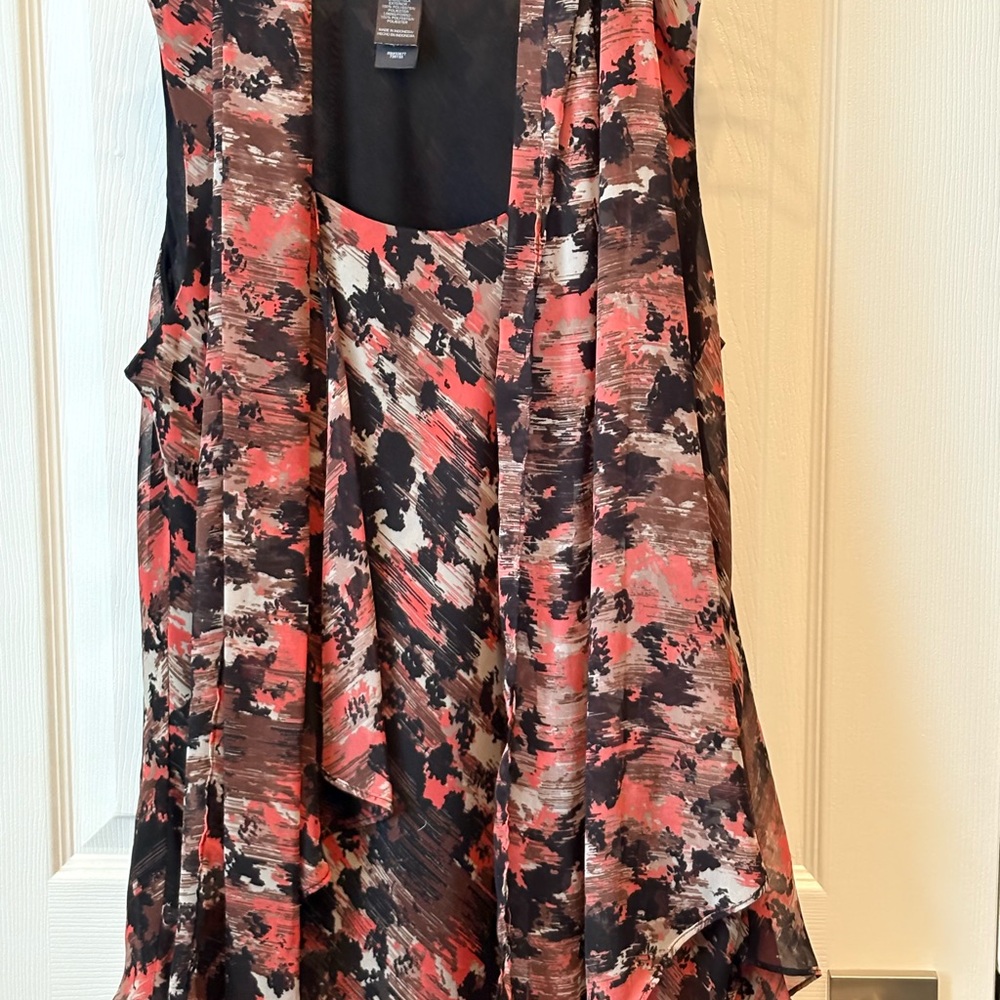 Bisou Bisou Multicolor Abstract Top